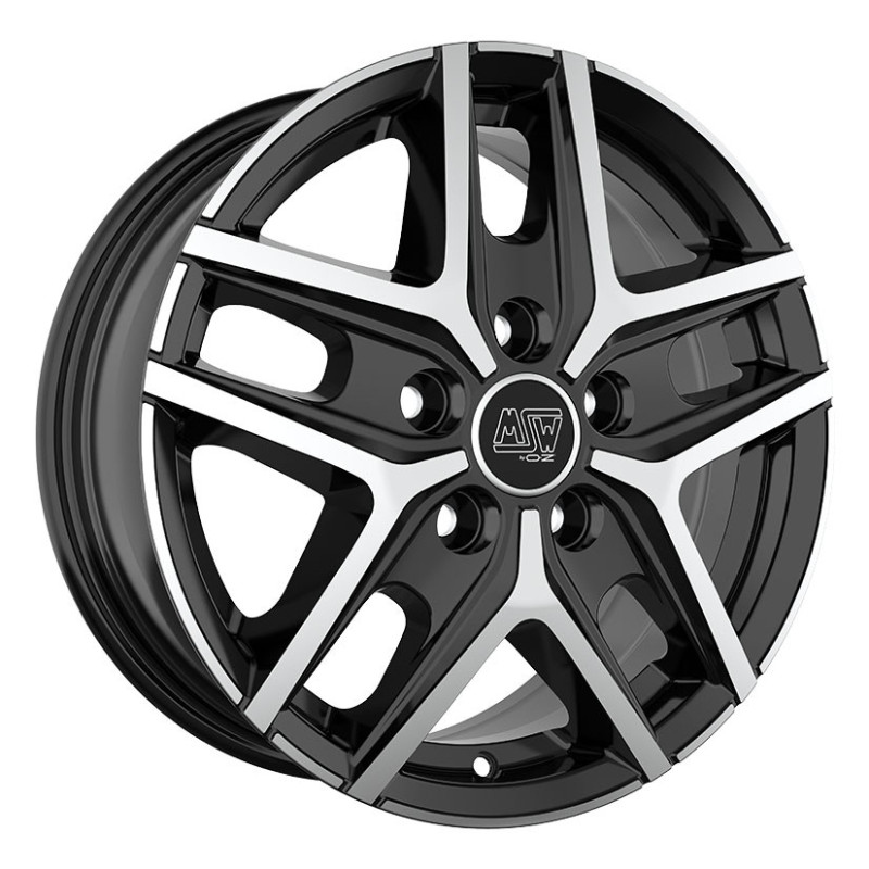 Jante MSW MSW 40 Van 16x6.5 Noir / Brillant