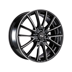 Jante MSW MSW 86 16x6.5 Noir / Brillant