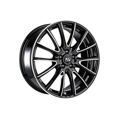 Jante MSW MSW 86 16x6.5 Noir / Brillant