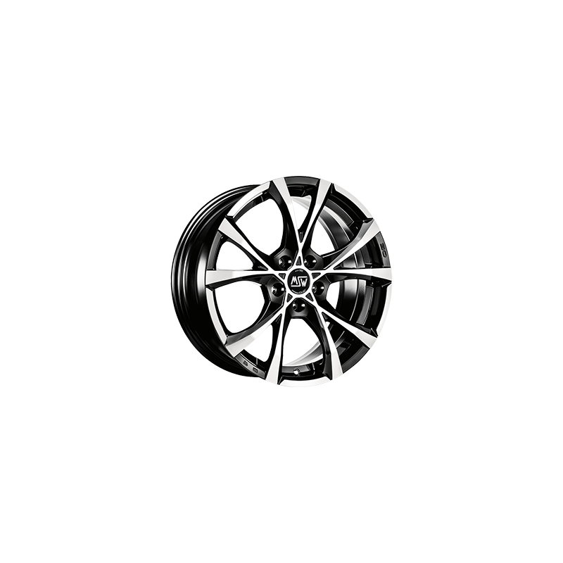 Jante MSW MSW Cross Over 16x7 Noir / Brillant