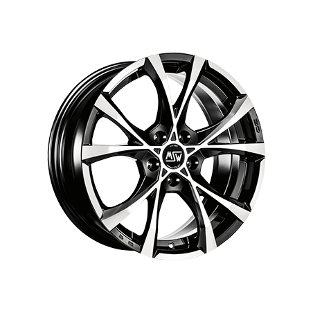 Jante MSW MSW Cross Over 16x7 Noir / Brillant