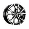 Jante MSW MSW Cross Over 16x7 Noir / Brillant