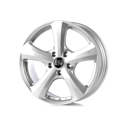 Jante MSW MSW 19 W 16x7 Gris Argenté / Poli