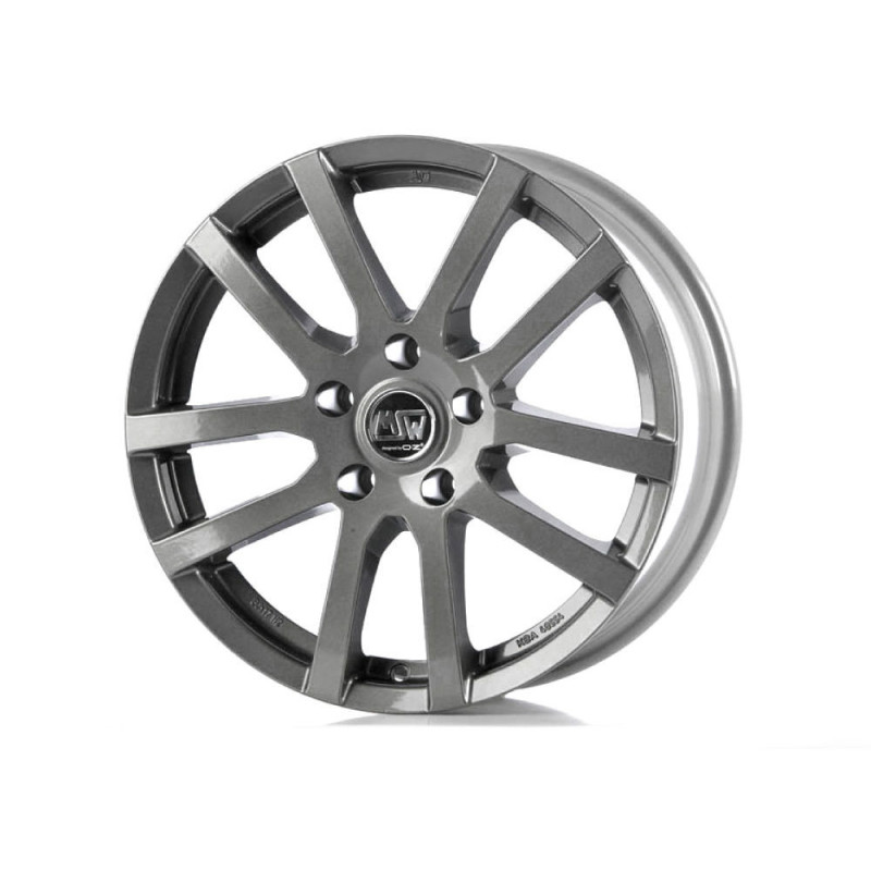 Jante MSW MSW 22 16x6.5 Gris Argenté / Poli