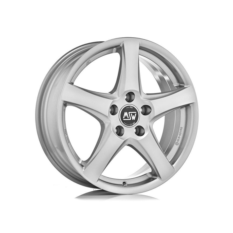 Jante MSW MSW 78 16x6.5 Gris Argenté / Poli