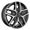 Jante MSW MSW 40 Van 16x6.5 Noir / Brillant