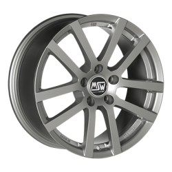 Jante MSW MSW 22 16x6.5 Gris Argenté / Poli