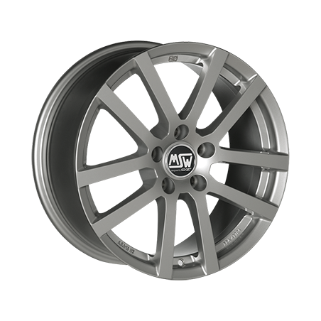 Jante MSW MSW 22 16x6.5 Gris Argenté / Poli
