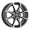 Jante MSW MSW X4 15x5.5 Noir / Brillant