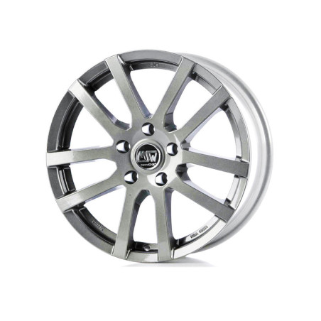 Jante MSW MSW 22 14x5.5 Gris Argenté / Poli