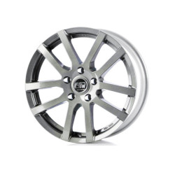 Jante MSW MSW 22 15x6 Gris Argenté / Poli