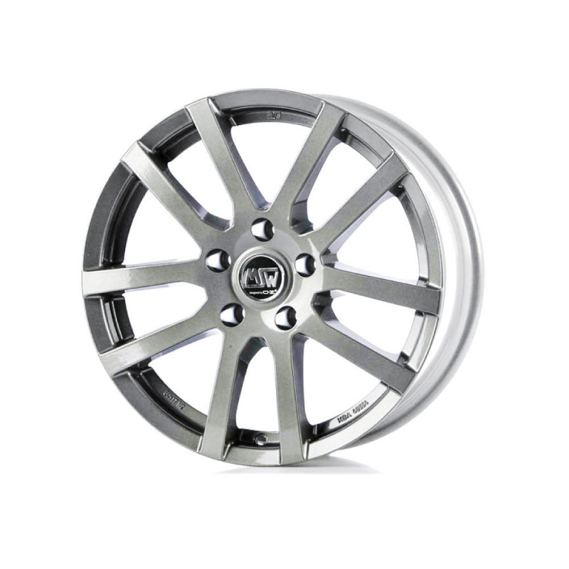 Jante MSW MSW 22 15x6 Gris Argenté / Poli