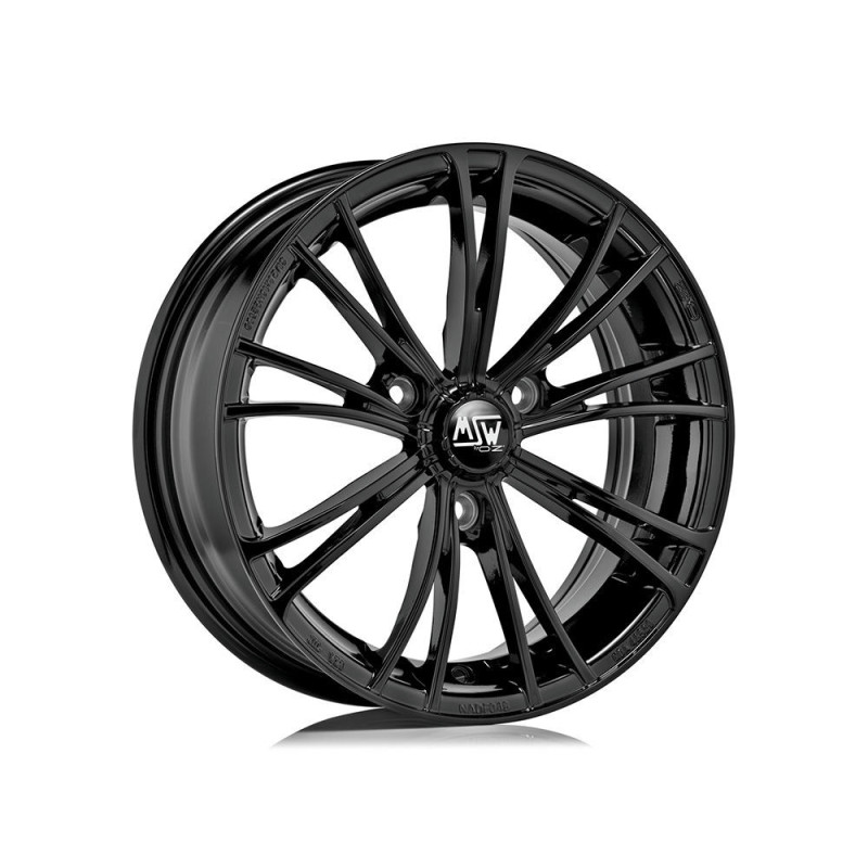 Jante MSW MSW X2 15x6.5 Noir / Brillant