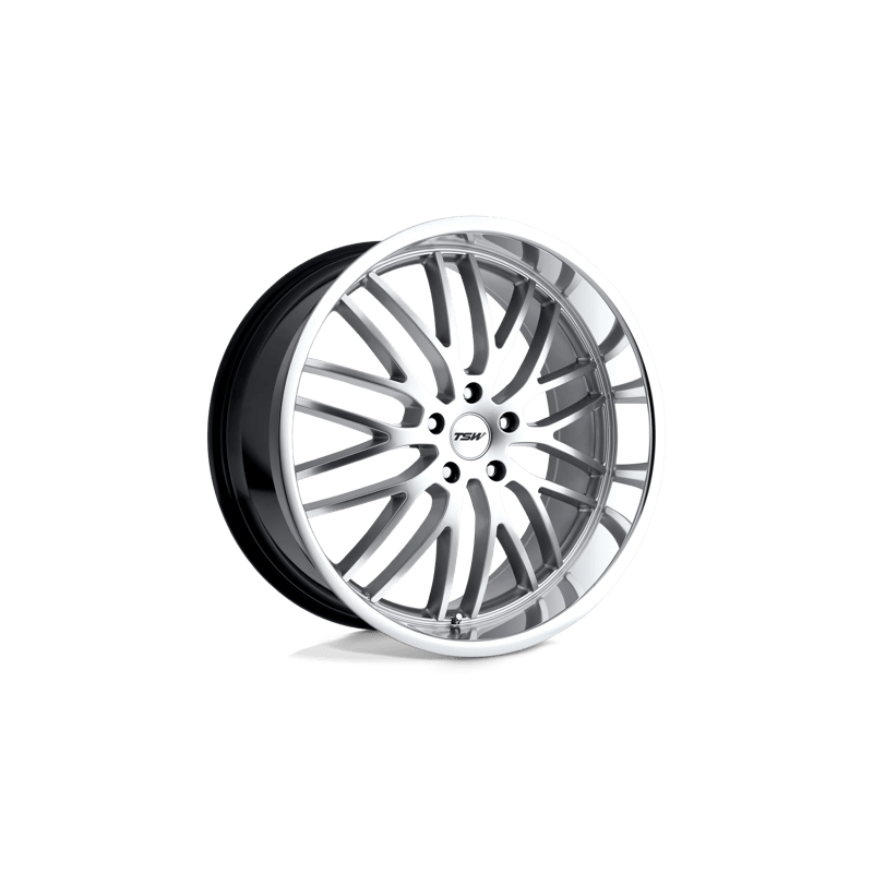 Jante TSW Snetterton 19x8 Gris Argenté / Poli