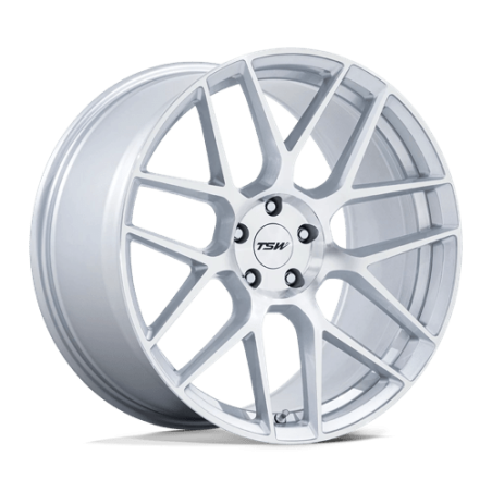 Jante TSW TW002 Lasarthe 17x8 Gris Argenté / Poli