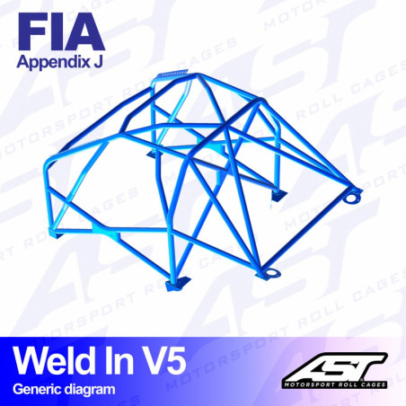 Arceau AST Rollcages V5 Subaru Impreza GD