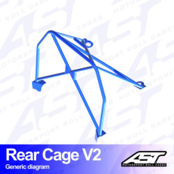 Demi-Arceau à Boulonner AST Rollcages V2 pour Alfa 147