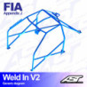 Arceau 8 Points à Souder AST Rollcages V2 pour Lancia Delta (Integrale) - FIA