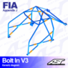 Arceau 6 Points à Boulonner AST Rollcages V3 pour VW Golf 3 - 3 Portes - FIA