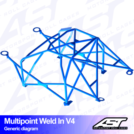 Arceau AST Rollcages V4 VW Golf 4