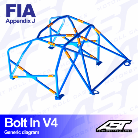 Arceau AST Rollcages V4 VW Golf 1