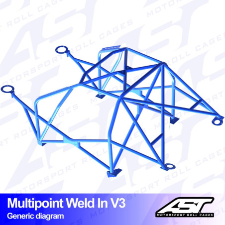 Arceau AST Rollcages V3 Seat Ibiza 6J (08-17)