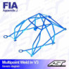 Arceau 10 Points à Souder AST Rollcages V3 pour Seat Leon 1P - FIA