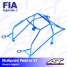 Arceau 10 Points à Souder AST Rollcages V1 pour VW Golf 3 - 5 Portes - FIA