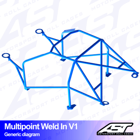Arceau AST Rollcages V1 VW Golf 4