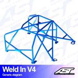 Arceau AST Rollcages V4 Toyota Corolla AE86
