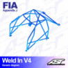 Arceau 8 Points à Souder AST Rollcages V4 pour Toyota Yaris XP10 - 3 Portes - FIA
