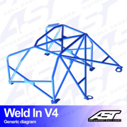 Arceau AST Rollcages V4 VW Lupo