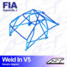 Arceau 8 Points à Souder AST Rollcages V5 pour Citroen C2 - FIA