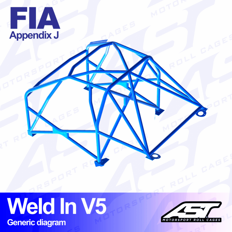 Arceau AST Rollcages V5 Fiat 124