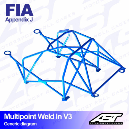 Arceau AST Rollcages V3 Nissan Micra / March