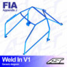 Arceau 10 Points à Souder AST Rollcages V1 pour Volvo 144 - FIA