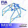 Arceau 6 Points à Boulonner AST Rollcages V3 pour BMW E36 Coupé - FIA