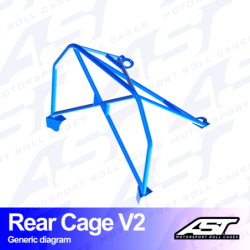 Demi-Arceau à Boulonner AST Rollcages V1 pour Renault 19