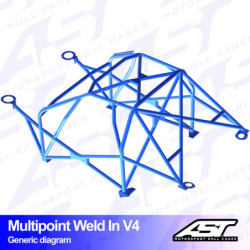 Arceau AST Rollcages V4 Audi A3