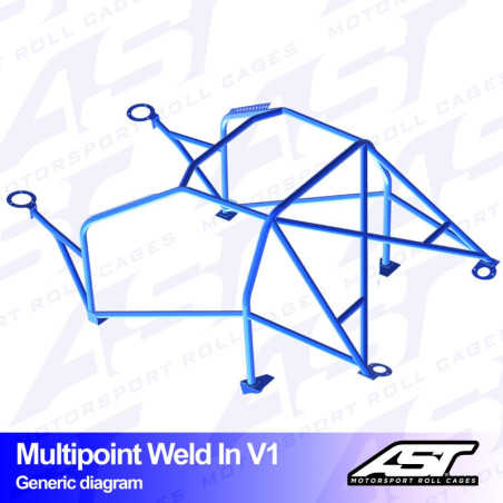 Arceau AST Rollcages V1 Renault Mégane 2