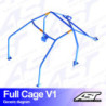 Arceau 6 Points à Boulonner AST Rollcages V1 pour Audi S3 8L - 3 Portes, Traction