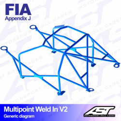 Arceau AST Rollcages V2 Audi Quattro