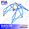 Arceau 6 Points à Boulonner AST Rollcages V4 pour Honda Integra DB, DC - FIA