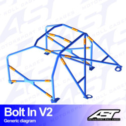 Arceau AST Rollcages V2 Honda Civic EM