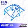Arceau 8 Points à Souder AST Rollcages V5 pour Renault 11 - FIA