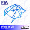 Arceau 8 Points à Souder AST Rollcages V5 pour Renault Clio 4 - FIA