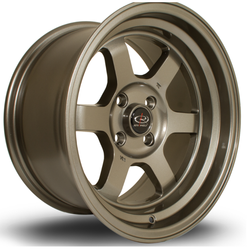 Rota Grid V 15x9" 4x114.3 ET0, Bronze Mat (AE86)