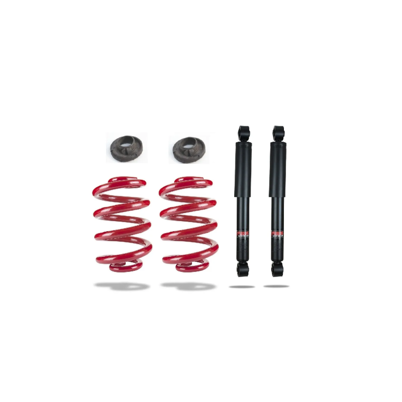 Pedders Heavy Duty Rear Suspension Kit with lower insulator rubbers. VW T5 & T6 Van & Chassis Cab