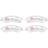 Aston Martin V8 Coupe Plaquettes de frein DBA Xtreme Performance Avant 1996 2000 DB1353XP