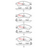 Aston Martin V8 Coupe Plaquettes de frein DBA Race Performance Avant 1996 2000 DB1353RP